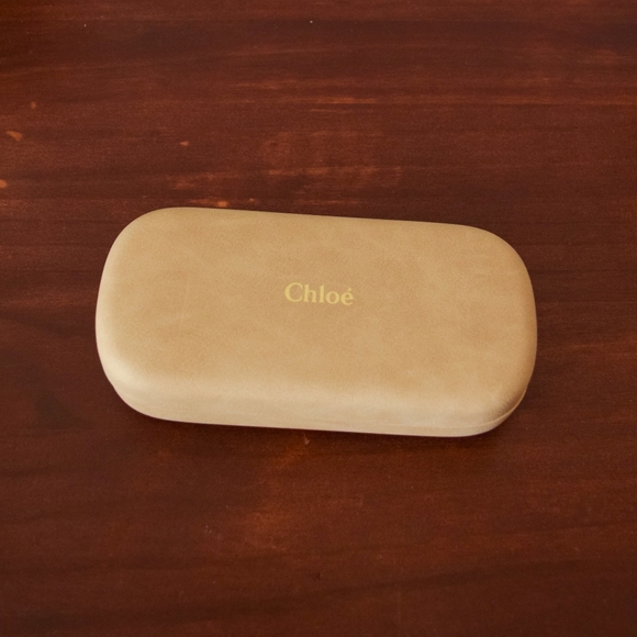 Chloe pink acetate oversized gradient sunglasses w/ case - Picture 7 of 7